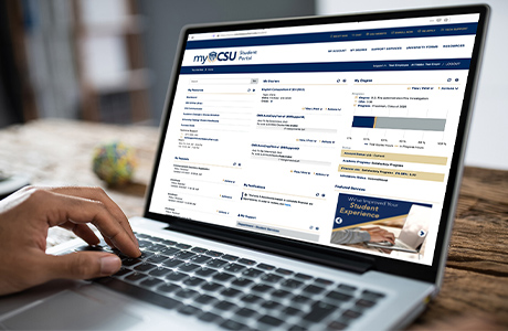 Logging into the student portal